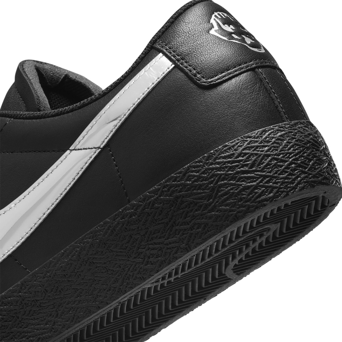Nike SB Zoom Blazer Low x Dancer Skateboards Black/Metallic Silver-Black Nike SB Zoom Blazer Low x Dancer Skateboards Black/Metallic Silver-Black