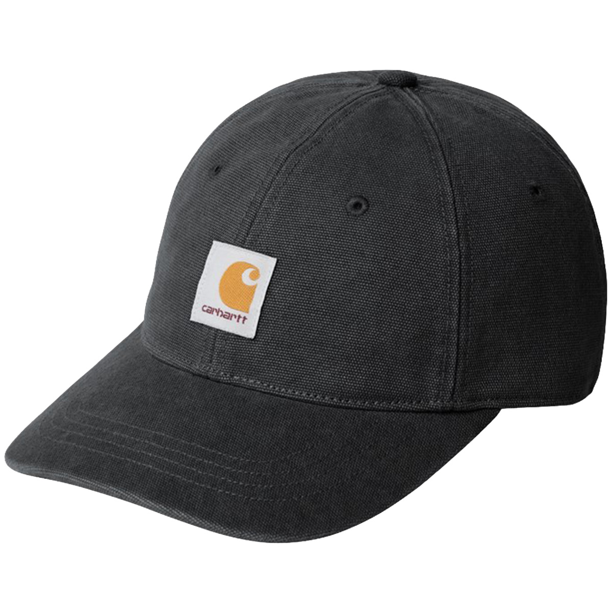 Carhartt WIP Canvas Cap Black Stone Washed