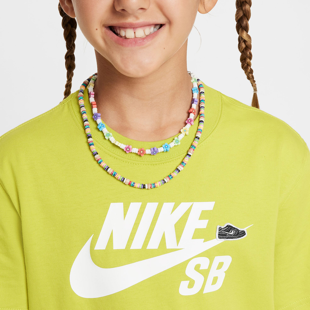 Nike SB Kids Sportswear Logo T-Shirt Bright Cactus