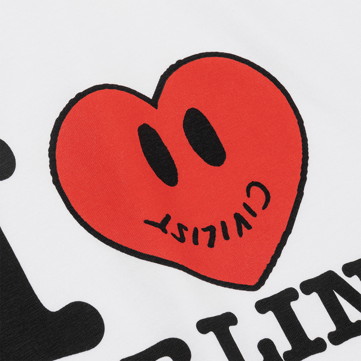 Civilist Ilove T-Shirt White Civilist Ilove T-Shirt White
