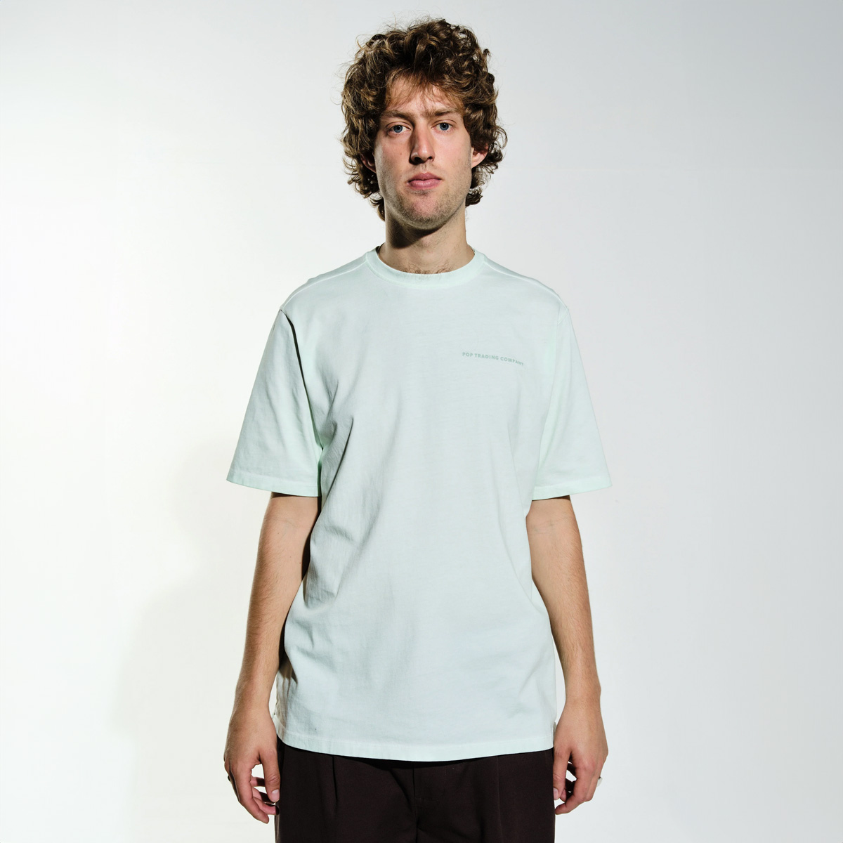 POP Logo T-Shirt Blue Haze POP Logo T-Shirt Blue Haze