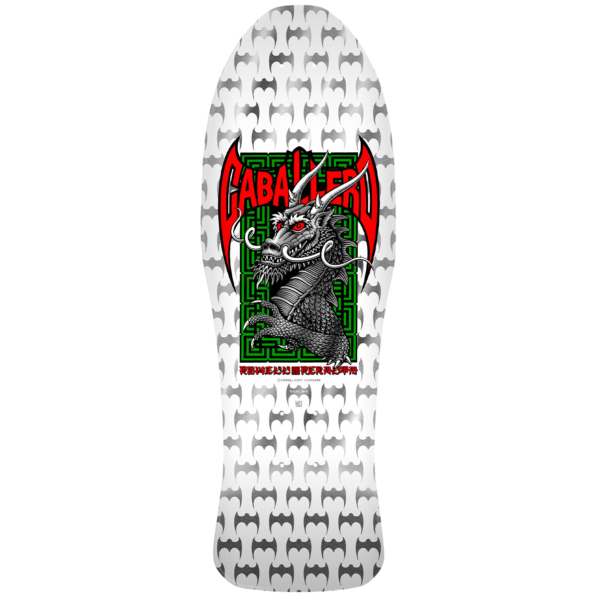 Powell Peralta Bones Brigade Steve Caballero Series 17 Skateboard Deck White 9.95