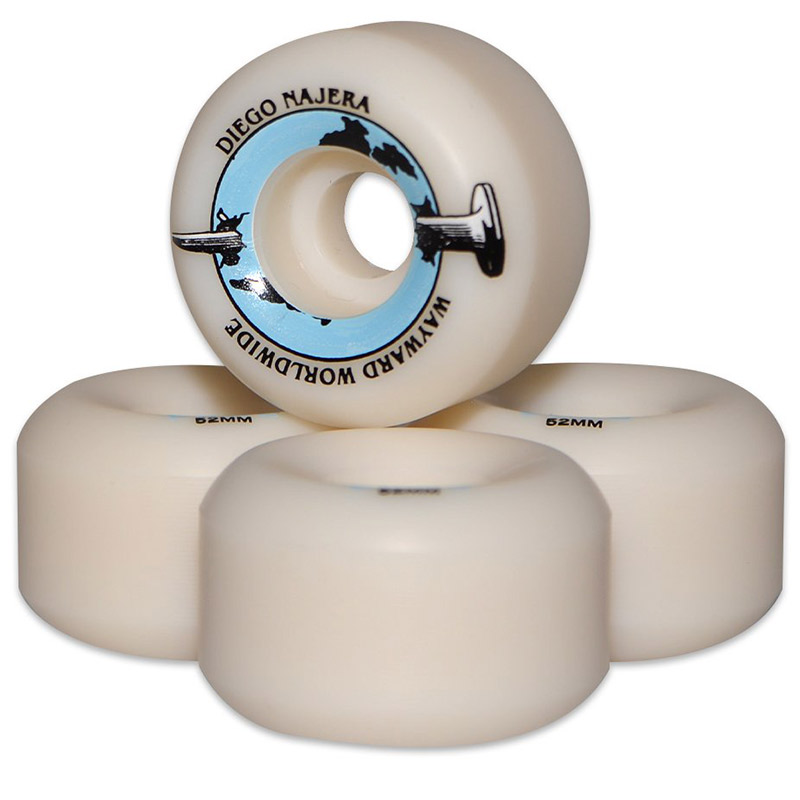 Wayward Diego Najera New Harder Funnel Cut Wheels 101A 52mm Wayward Diego Najera New Harder Funnel Cut Wheels 101A 52mm