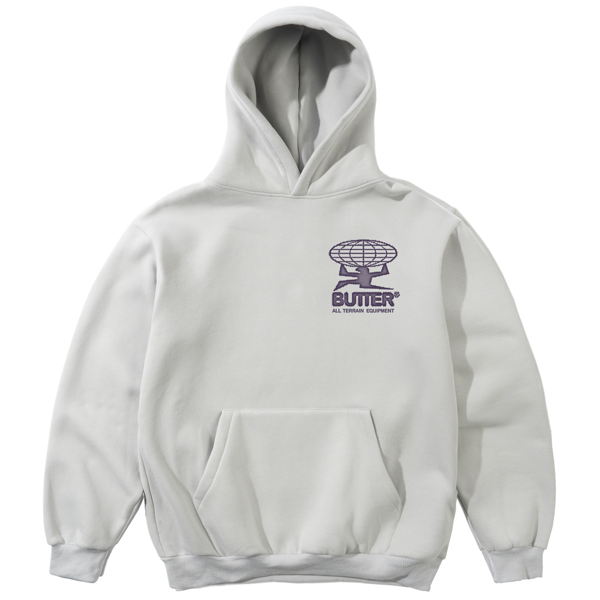 Butter Goods Terrain Hooded Sweater Cement