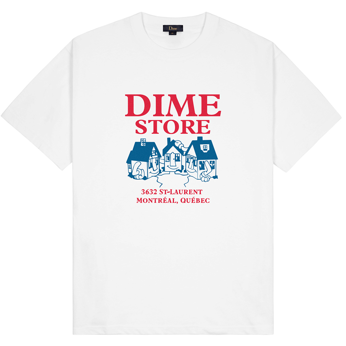 Dime Skateshop T-Shirt White Dime Skateshop T-Shirt White