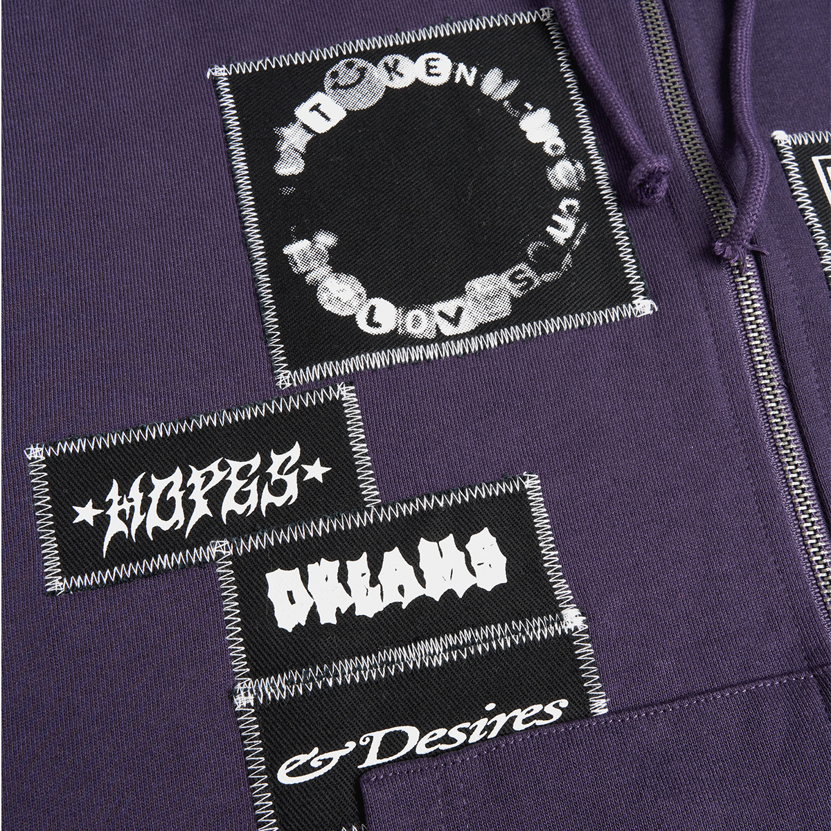 Token Unity Zip-Up Hooded Sweaters Dusk