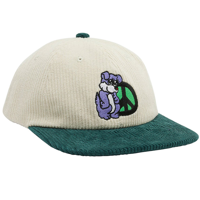 Obey Peace Paw 6 Panel Snapback Cap Unbleached Obey Peace Paw 6 Panel Snapback Cap Unbleached