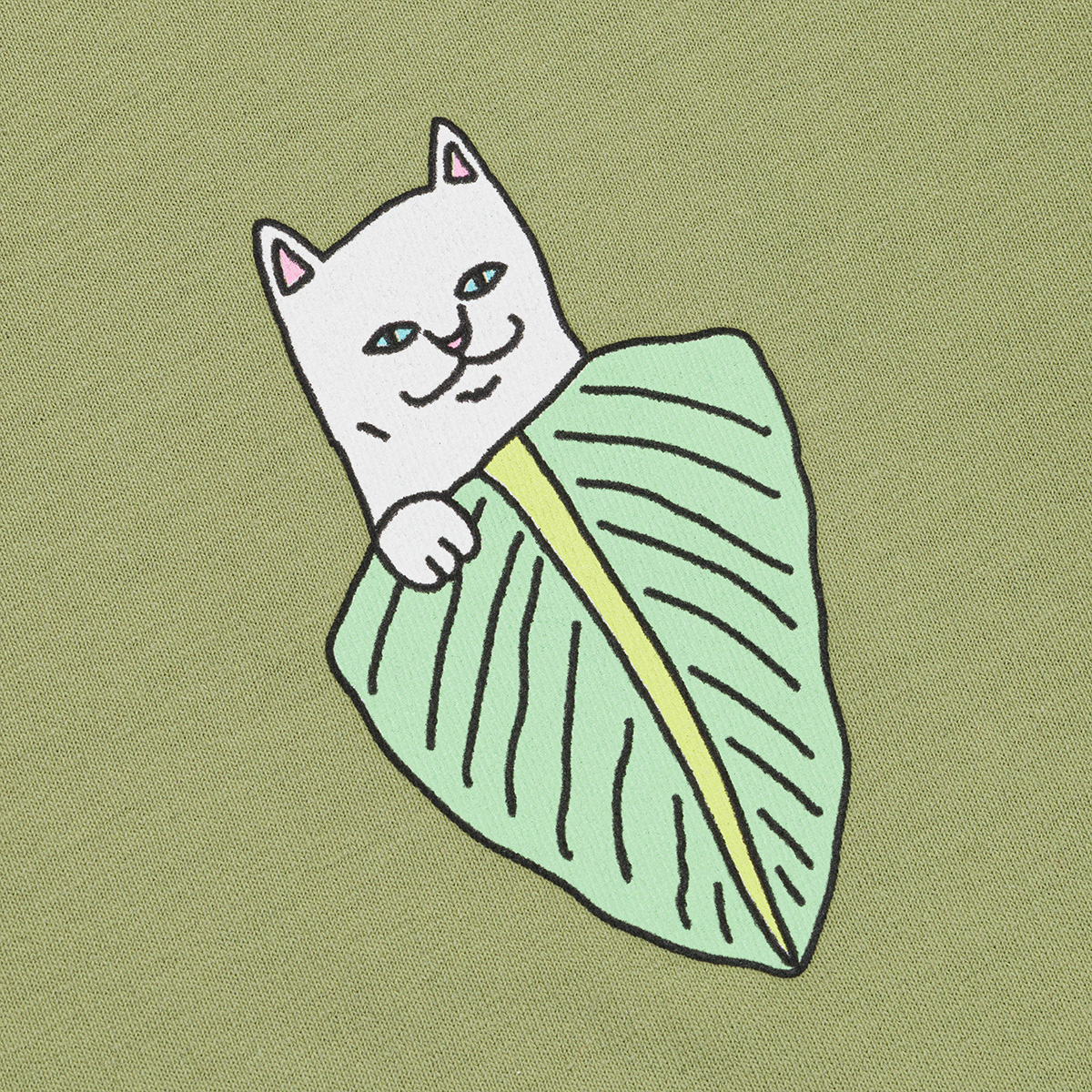 RIPNDIP Nermal Portrait T-Shirt Light Forest RIPNDIP Nermal Portrait T-Shirt Light Forest