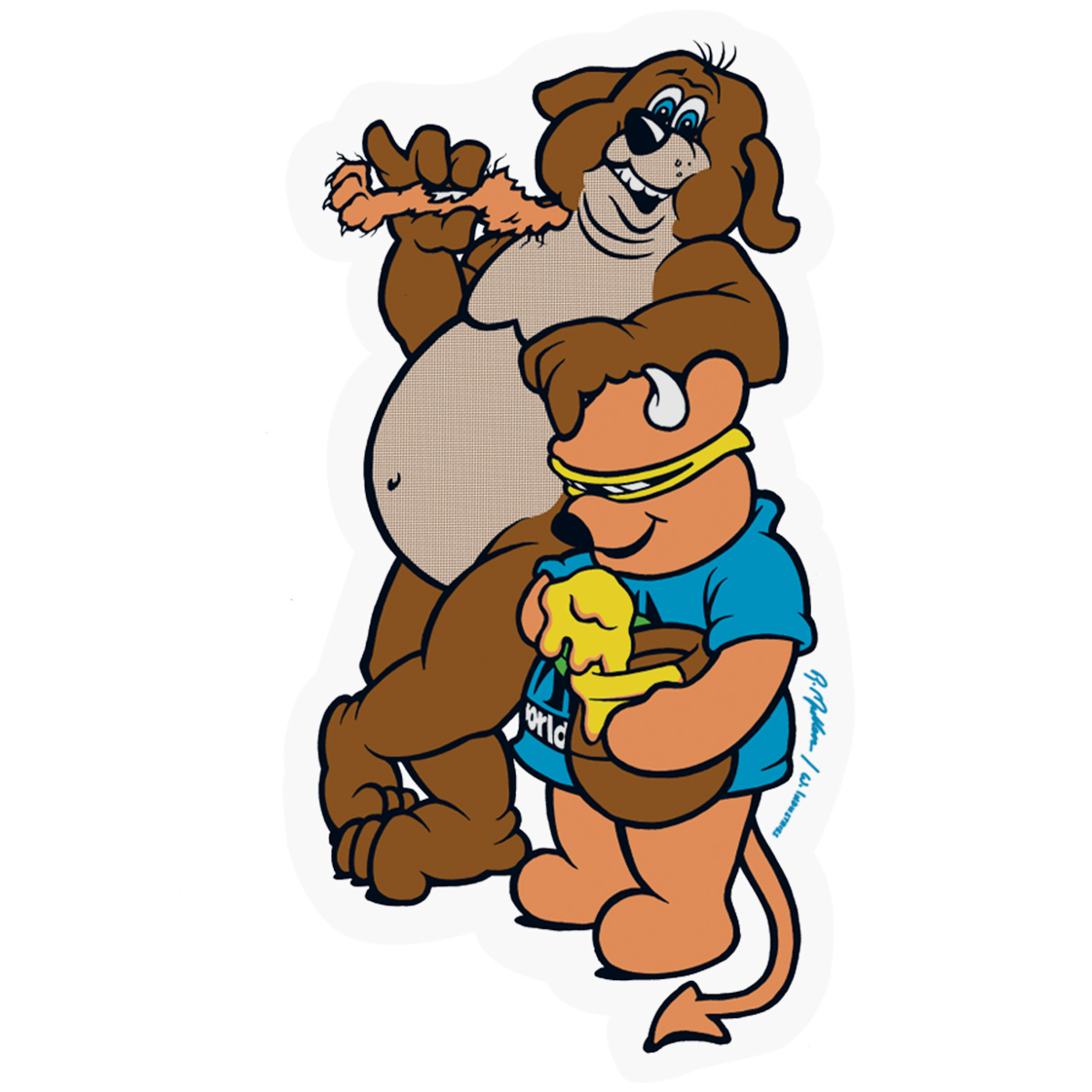 World Industries Mullen Bear Sticker