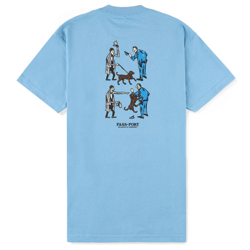 Pass-Port Friendly K9 T-Shirt Carolina Blue Pass-Port Friendly K9 T-Shirt Carolina Blue