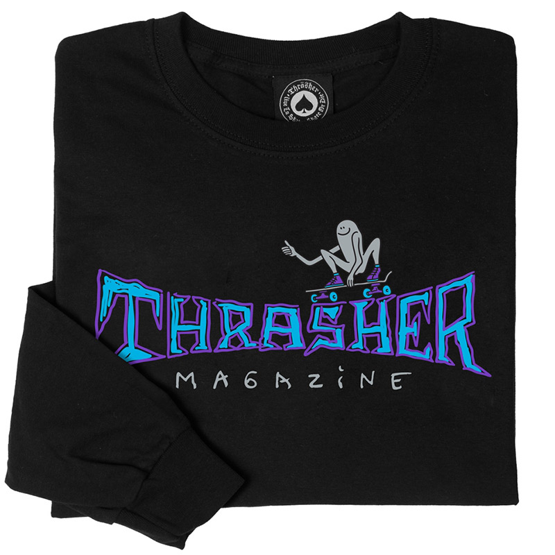 Thrasher Gonz Thumbs Up Longsleeve T-Shirt Black Thrasher Gonz Thumbs Up Longsleeve T-Shirt Black