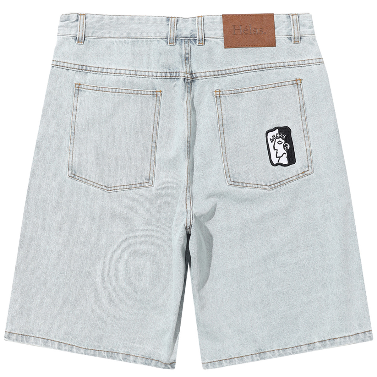 Helas Dieu Grec Jeans Short Light Blue
