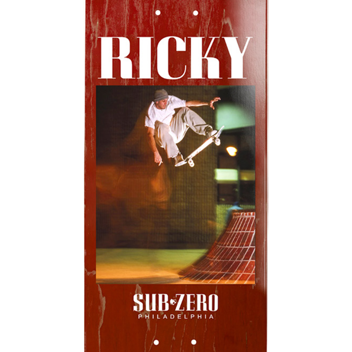Sub Zero Ricky Oyola Tribute EX7 Deck Red 8.25
