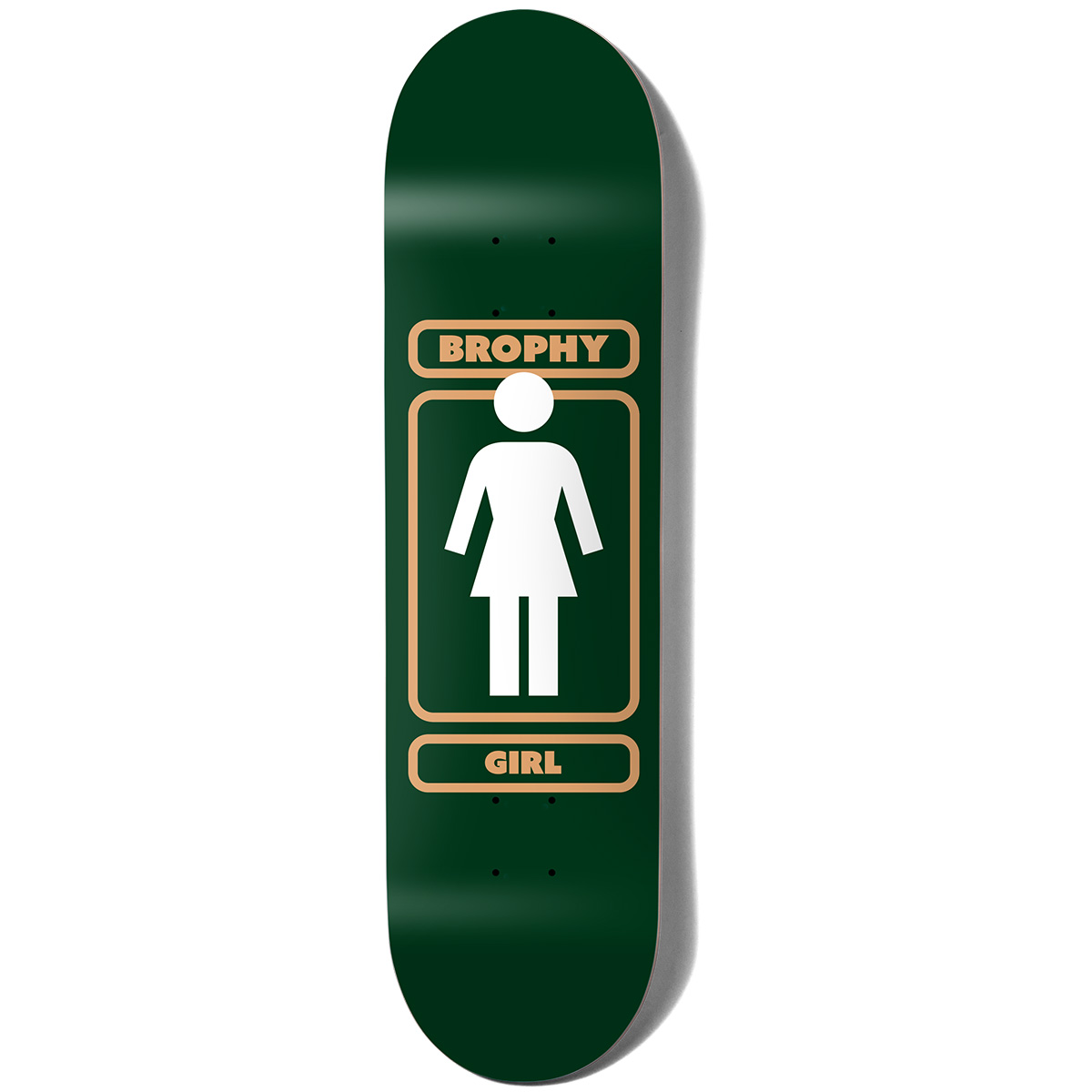 Girl Brophy 93 Til Khaki Skateboard Deck Shape G028 8.18