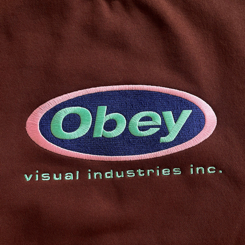 Obey Inc Crewneck Sweater Sepia