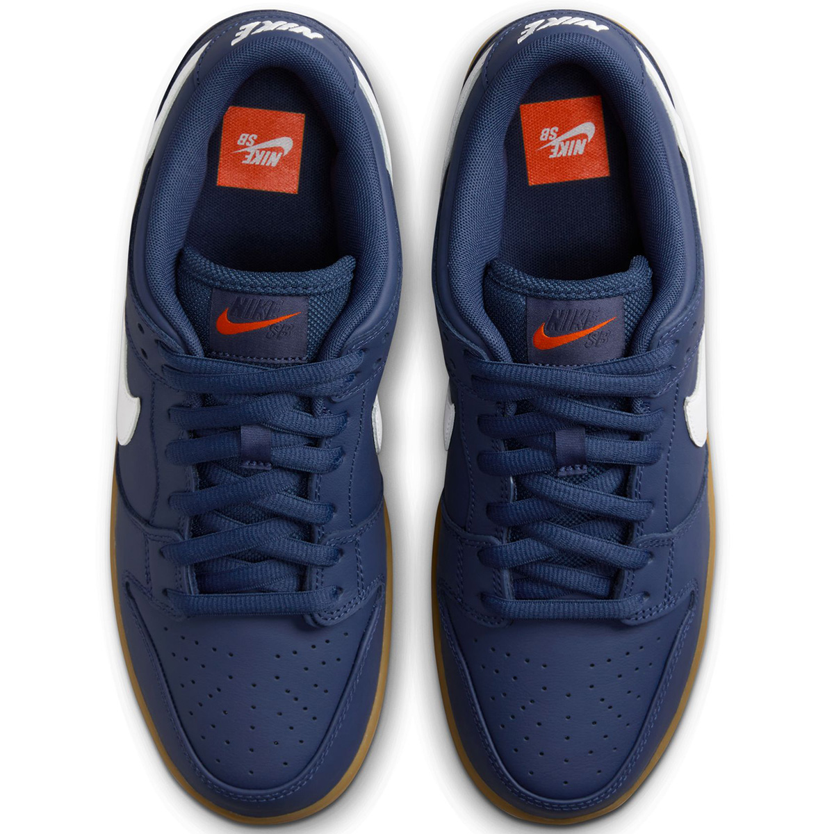 Nike SB Dunk Low Pro Navy/White/Navy/Gum Light Brown Nike SB Dunk Low Pro Navy/White/Navy/Gum Light Brown
