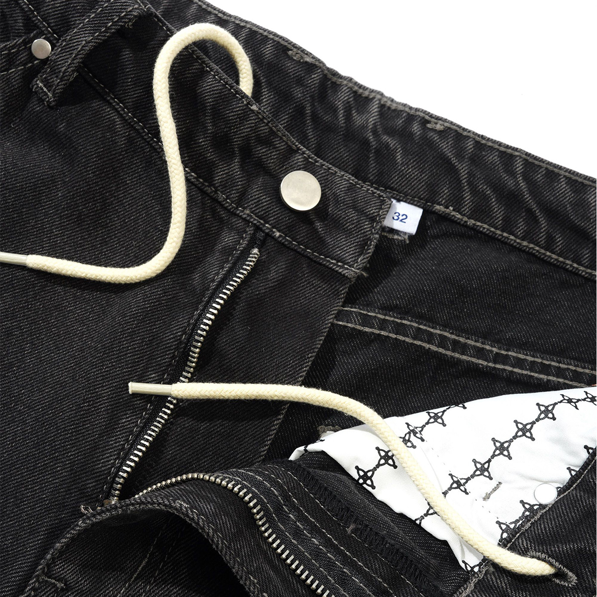 Butter Goods Davide Double Knee Denim Jeans Washed Black Butter Goods Davide Double Knee Denim Jeans Washed Black
