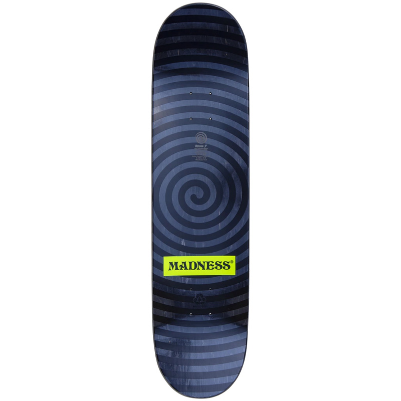 Madness Voices R7 Slick Skateboard Deck Green 8.125
