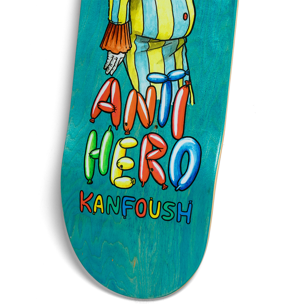 Anti hero Kanfoush Bozos Skateboard Deck 8.5