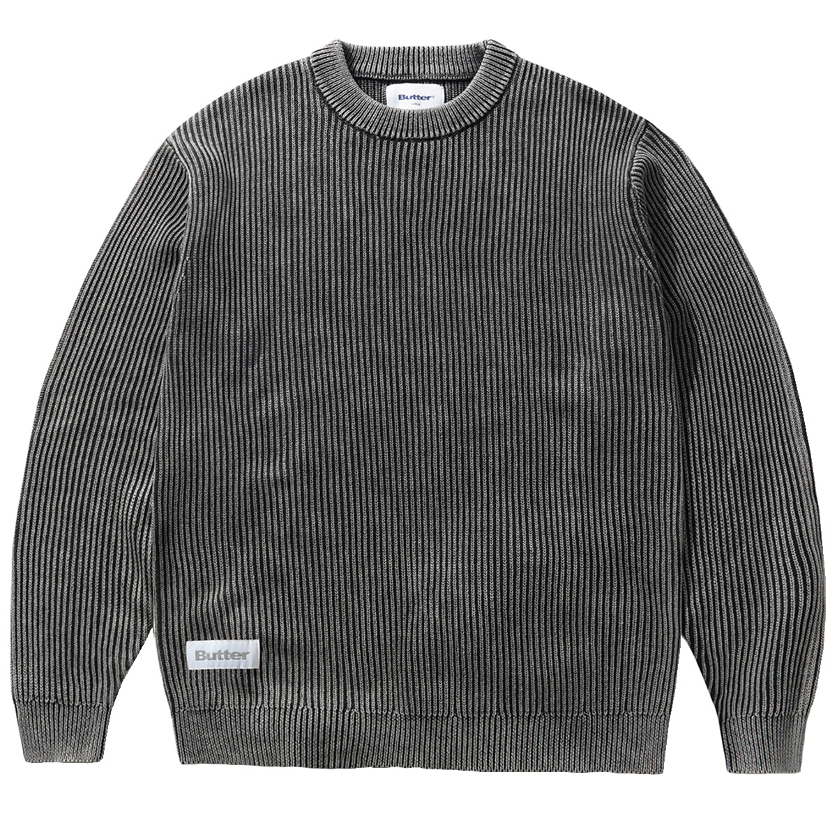 Butter Goods Bleach Knit Sweater Black