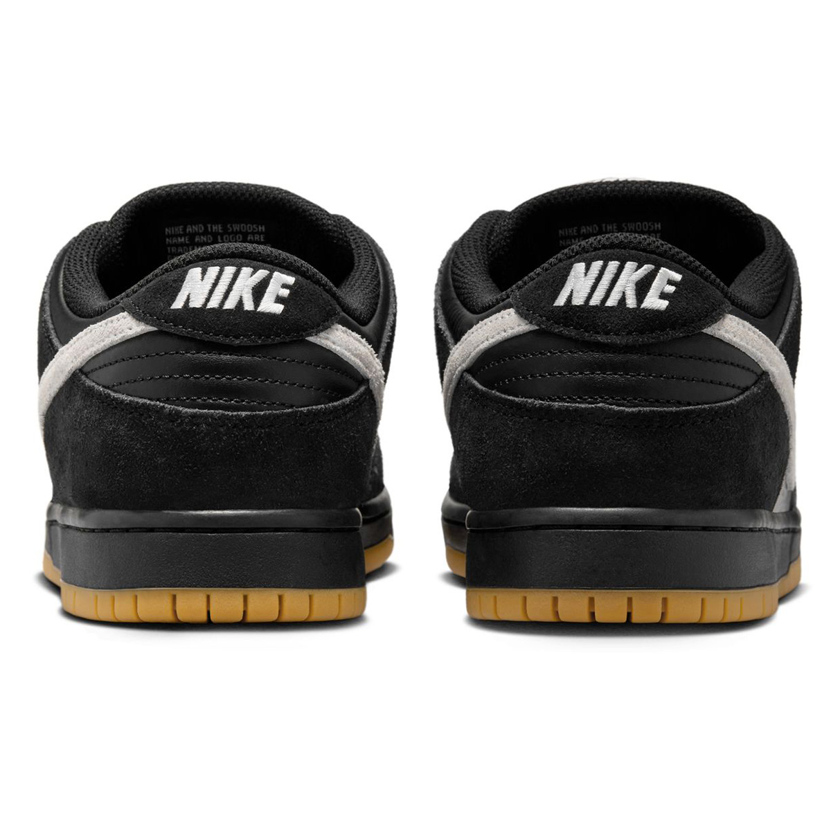 Brown Mens Dunk Low Black And White Nike SB Dunk Low Pro Shoes