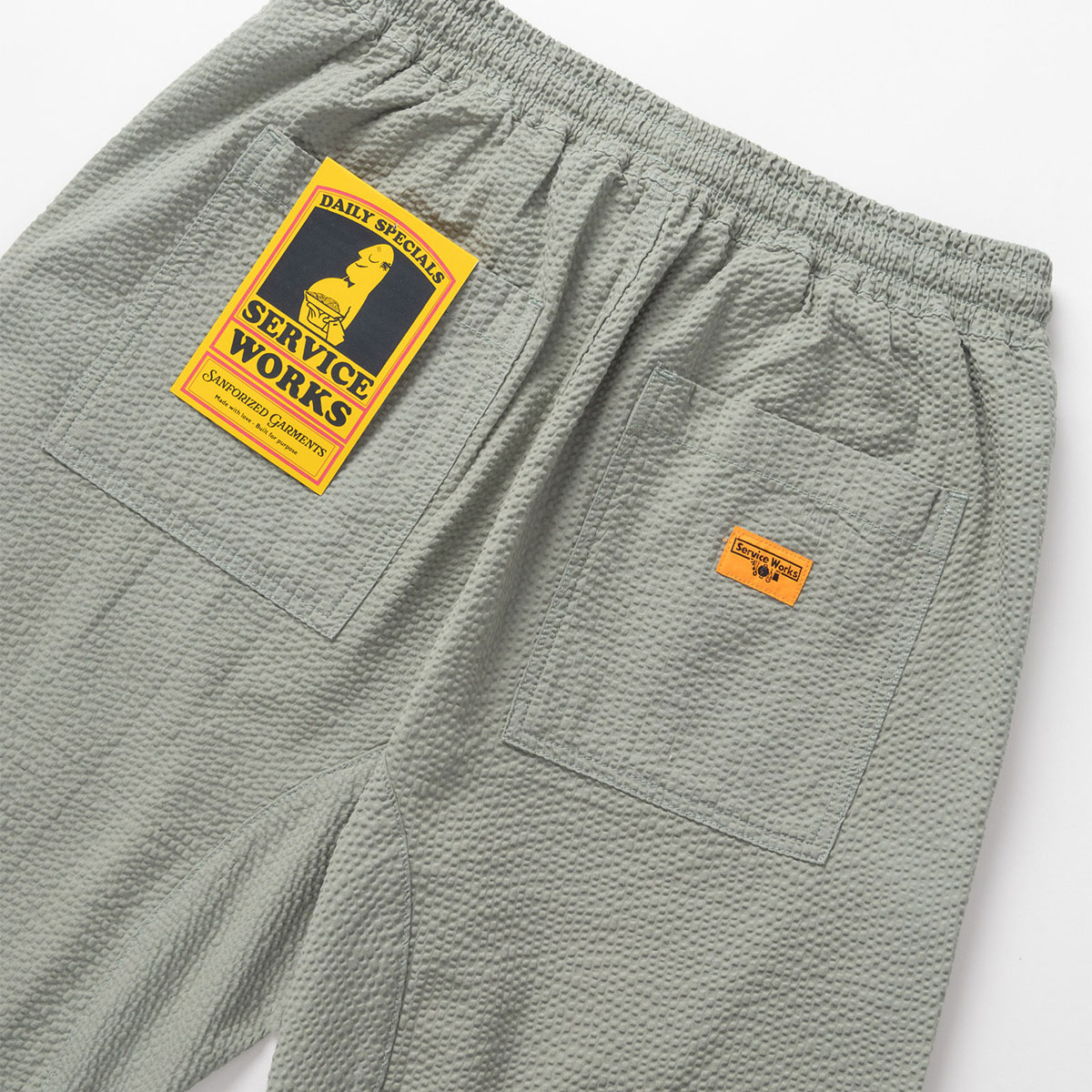 Service Works Seersucker Chef Pant Sage