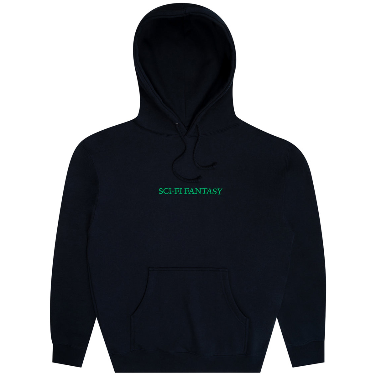 Sci-Fi Logo Hooded Fleece Sweater Indigo