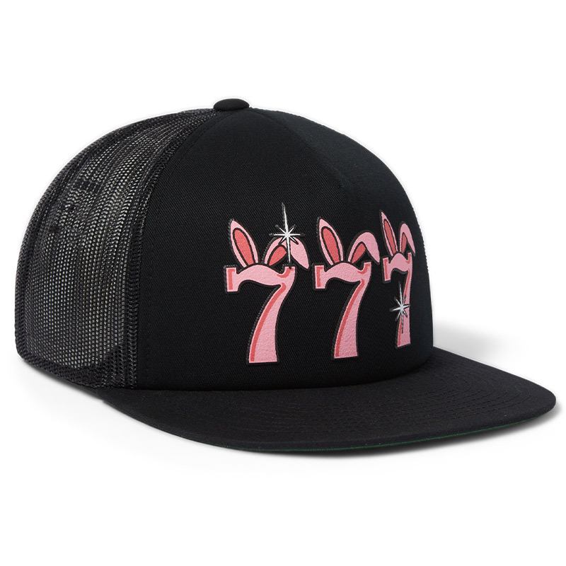 HUF X Freddie Gibbs Triple 7 Trucker Hat Black