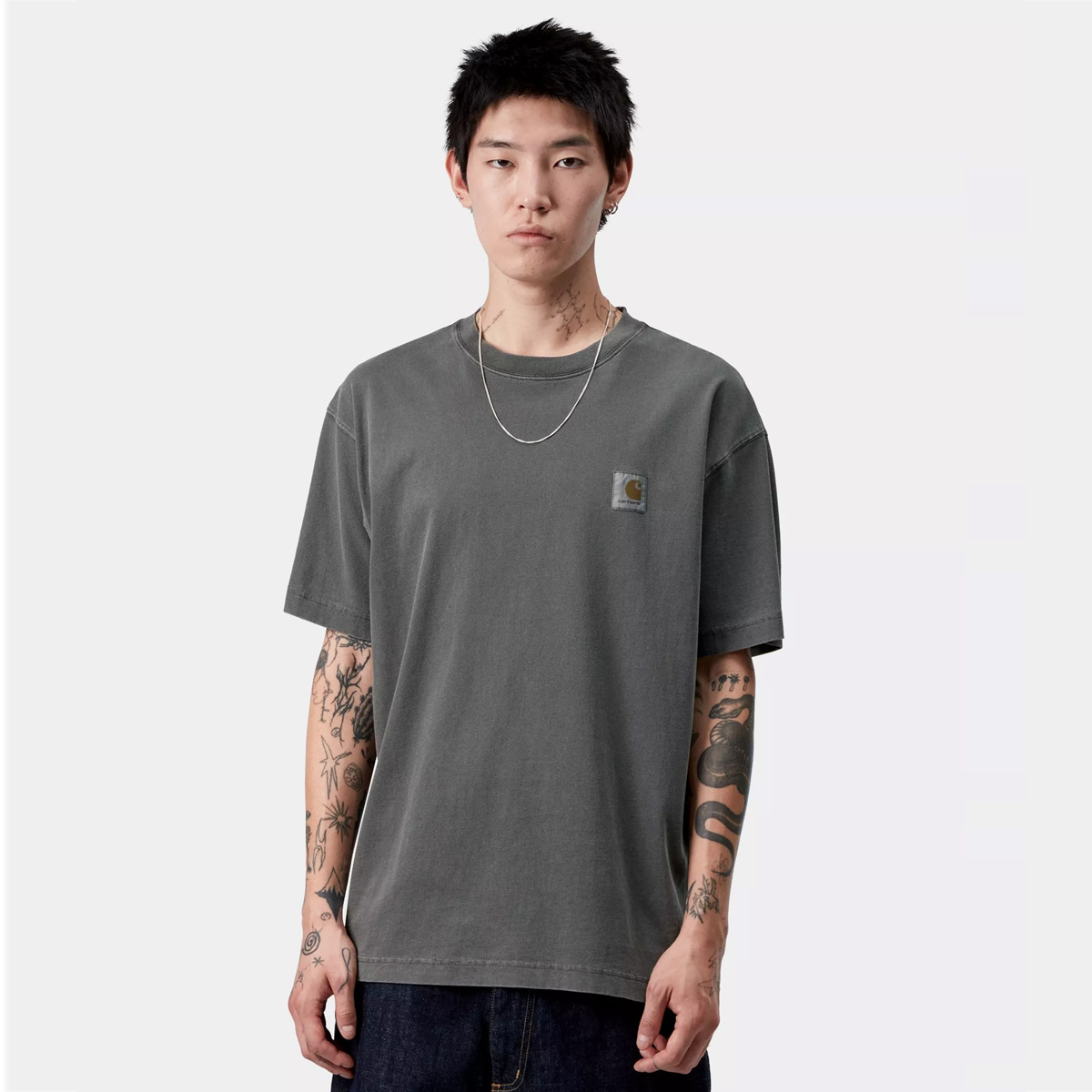 Carhartt WIP Vista T-Shirt Black Garment Dyed
