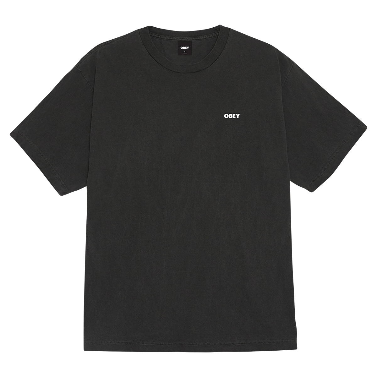 Obey Bold Icon Face T-Shirt Pigment Dusty Black