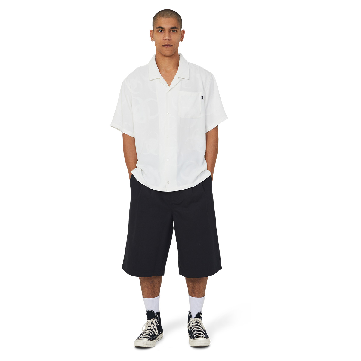 HUF Sorta Long Chino Short Black
