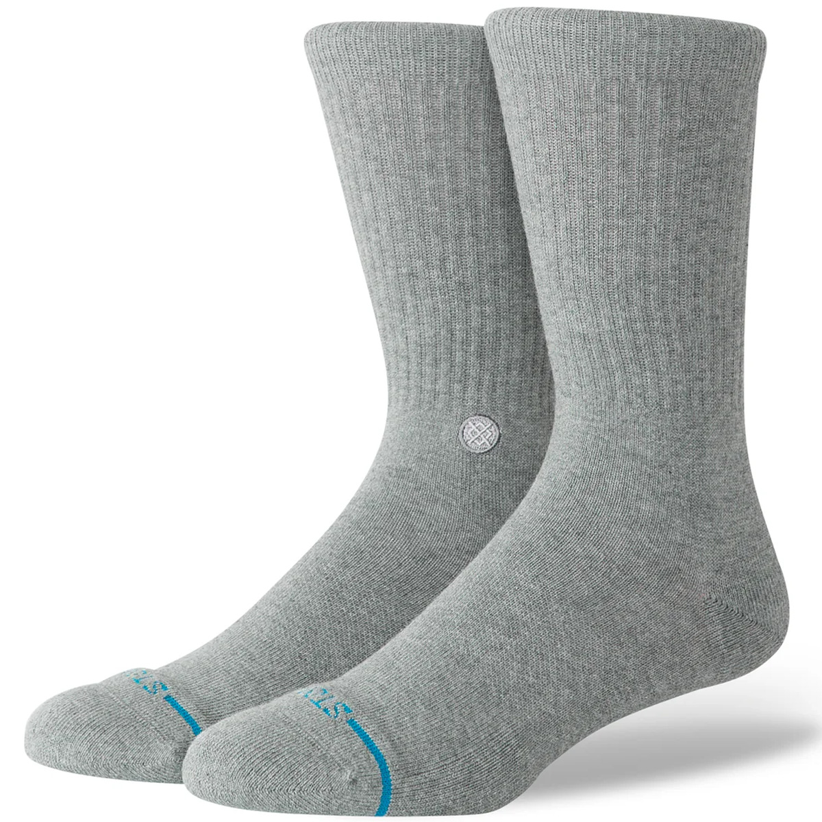 Stance Icon Socks Grey Heather