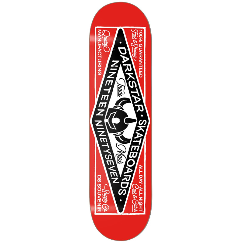 Darkstar General RHM Skateboard Deck Red 8.0 Darkstar General RHM Skateboard Deck Red 8.0