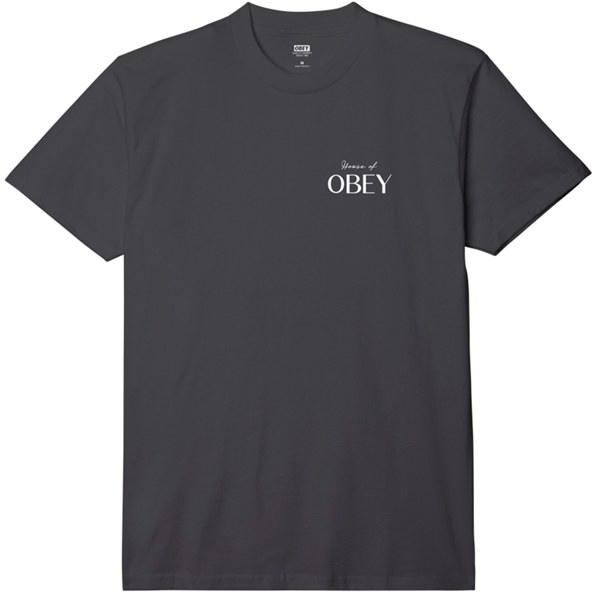 Obey House Of Obey T-Shirt Black Obey House Of Obey T-Shirt Black