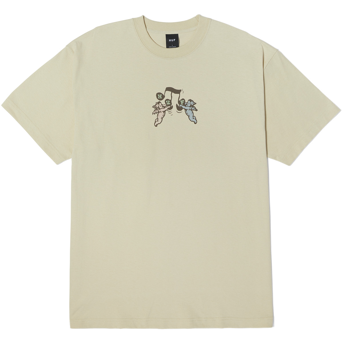 HUF Song T-Shirt Stone HUF Song T-Shirt Stone