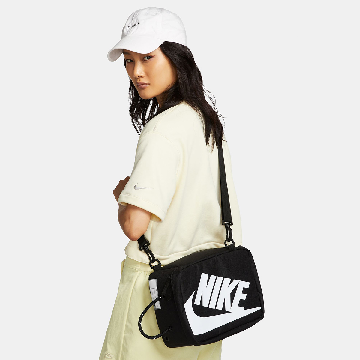 Nike Shoe Box Bag Small Premium Black/Black/White Nike Shoe Box Bag Small Premium Black/Black/White