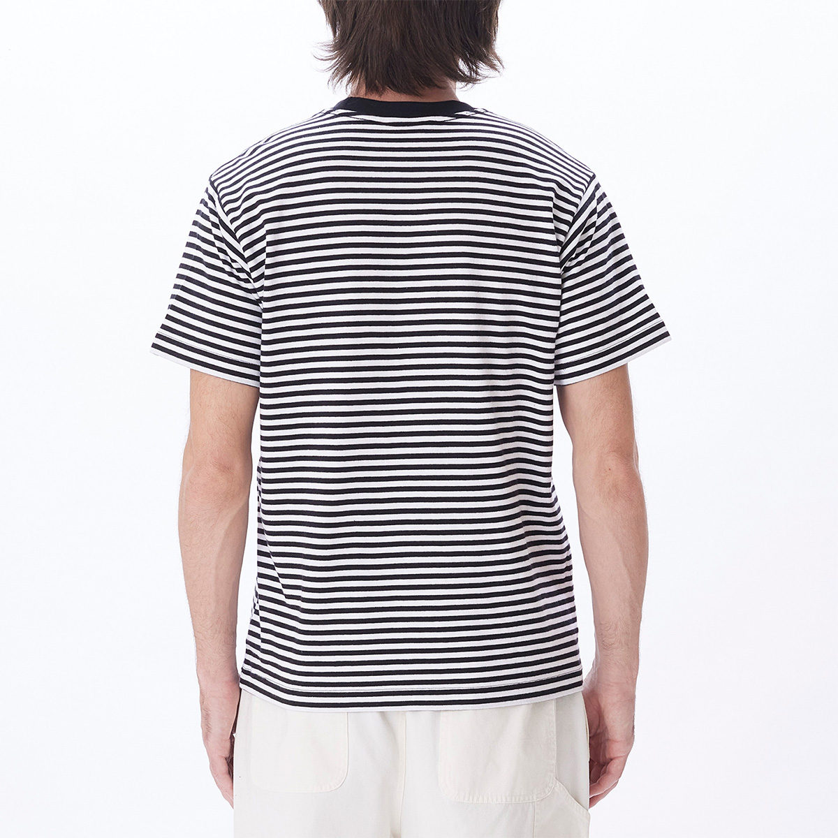 Obey Established Works Eyes Stripe Shirt Black