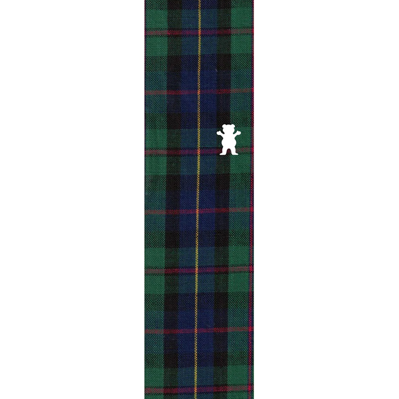 Grizzly Plaid OG Bear Griptape Sheet Green 3