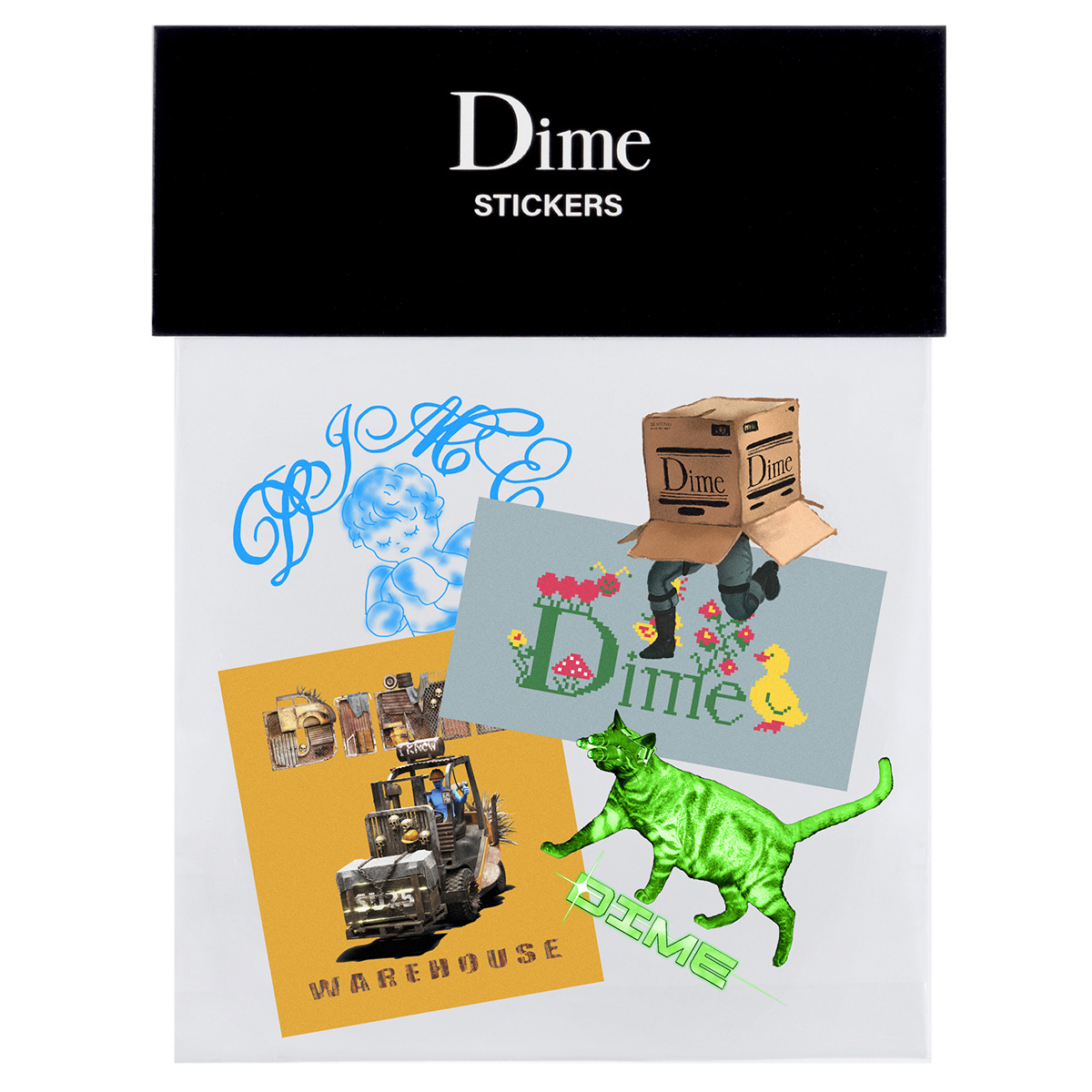 Dime Sticker Pack Multi