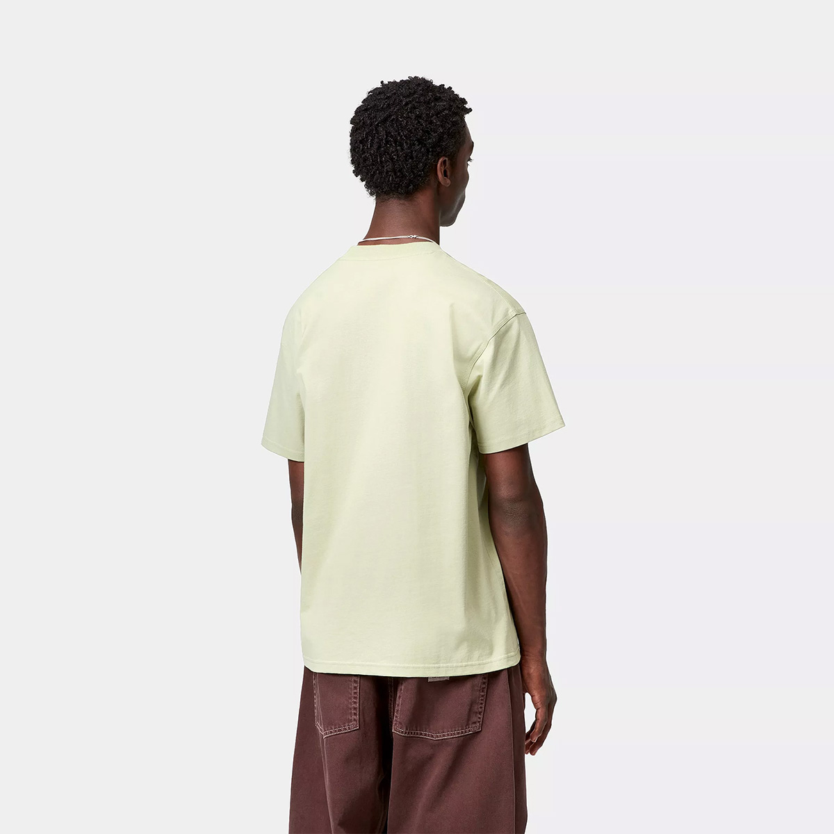 Carhartt WIP American Script T-Shirt Pale Olive