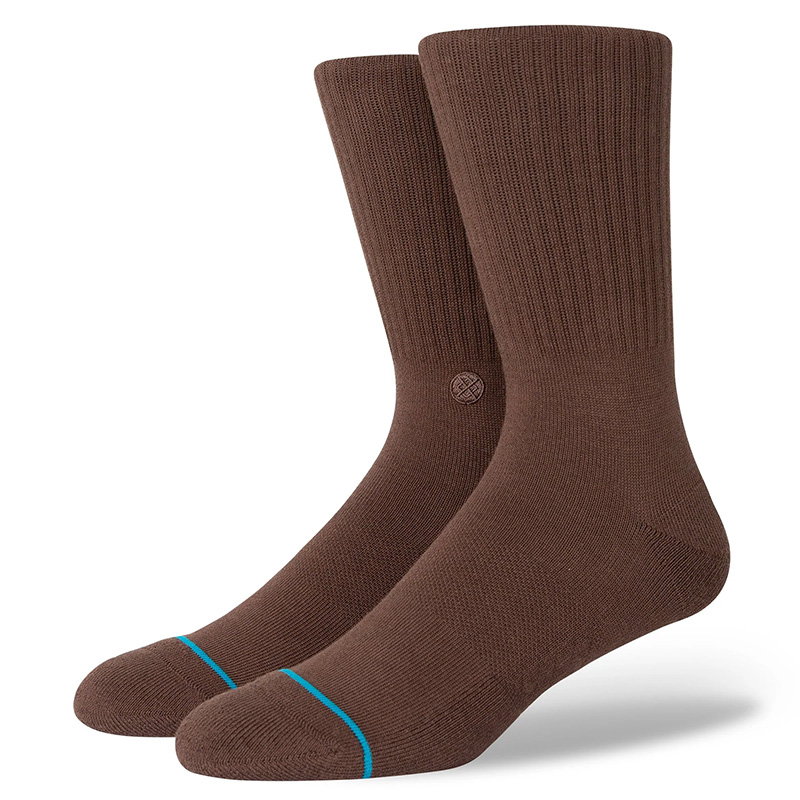 Stance Icon Socks Brown