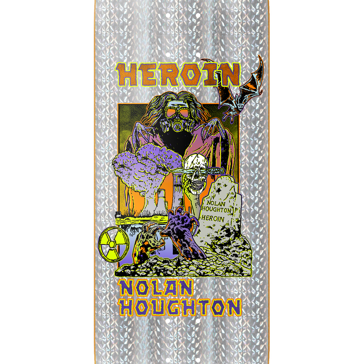 Heroin Nolan Houghton Hellscape Skateboard Deck 9.5