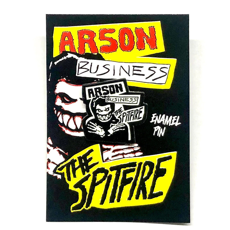 Spitfire Arson Business Pin Black/Glow Spitfire Arson Business Pin Black/Glow