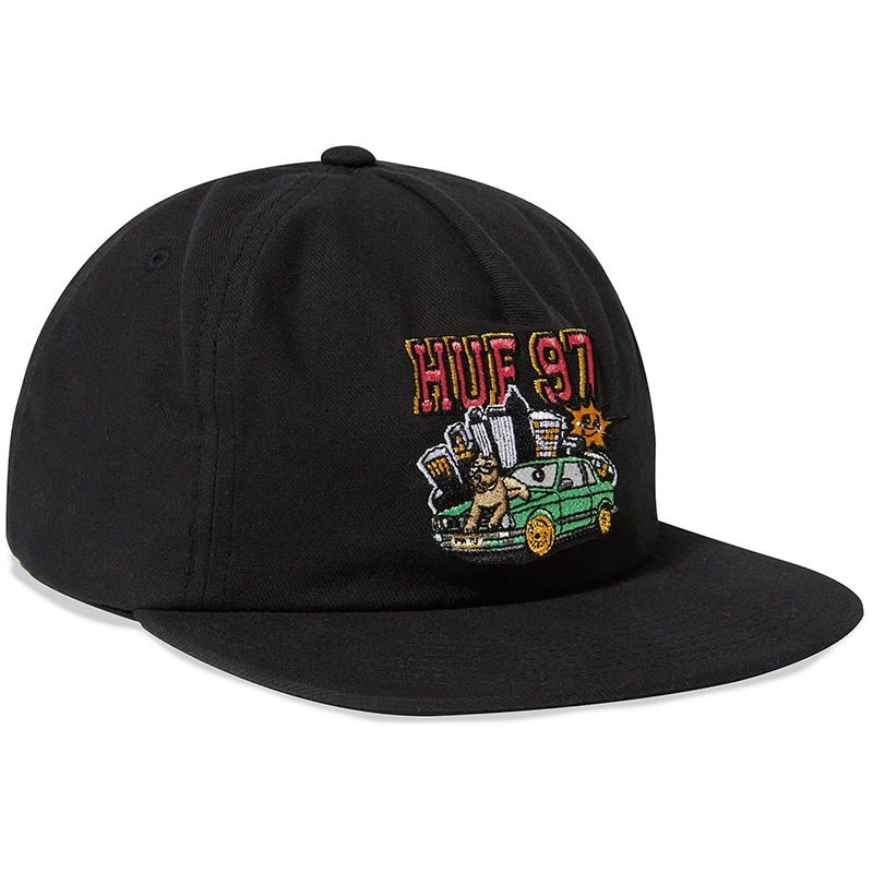 HUF Blazin Jams Snapback Cap Black