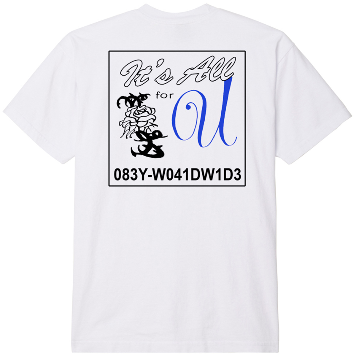 Obey It's All For You T-Shirt White Obey It's All For You T-Shirt White