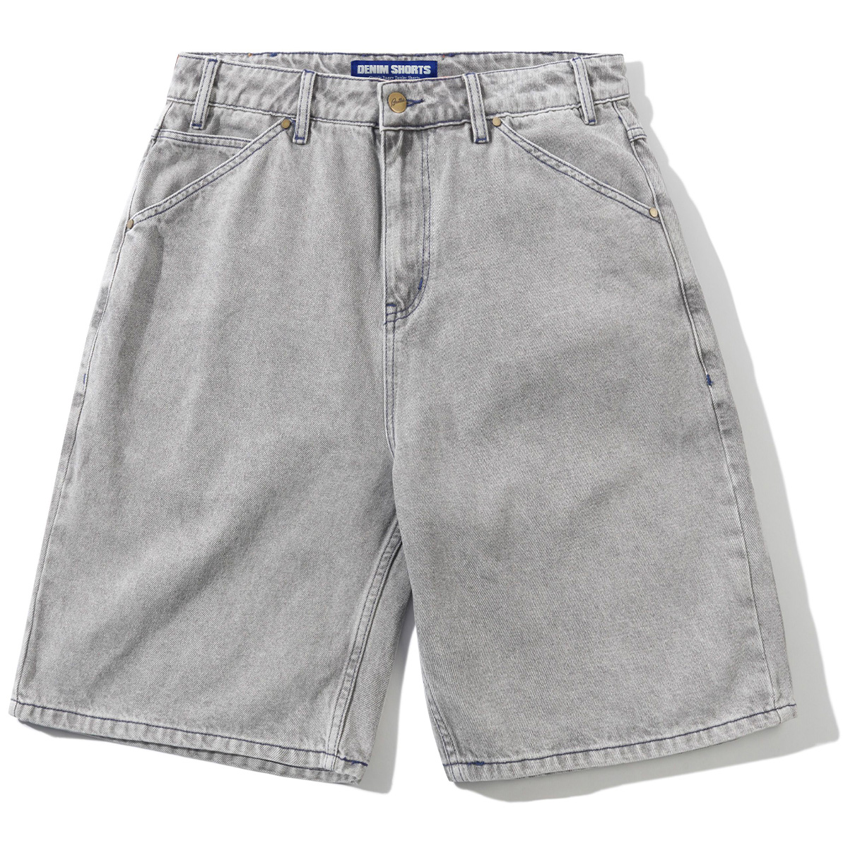 Butter Goods Encounter Denim Shorts Washed Soft Grey