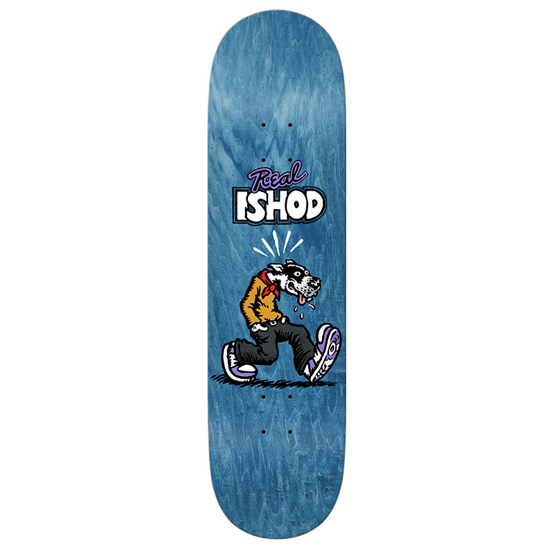 Real Ishod Comix Skateboard Deck Blue 8.25