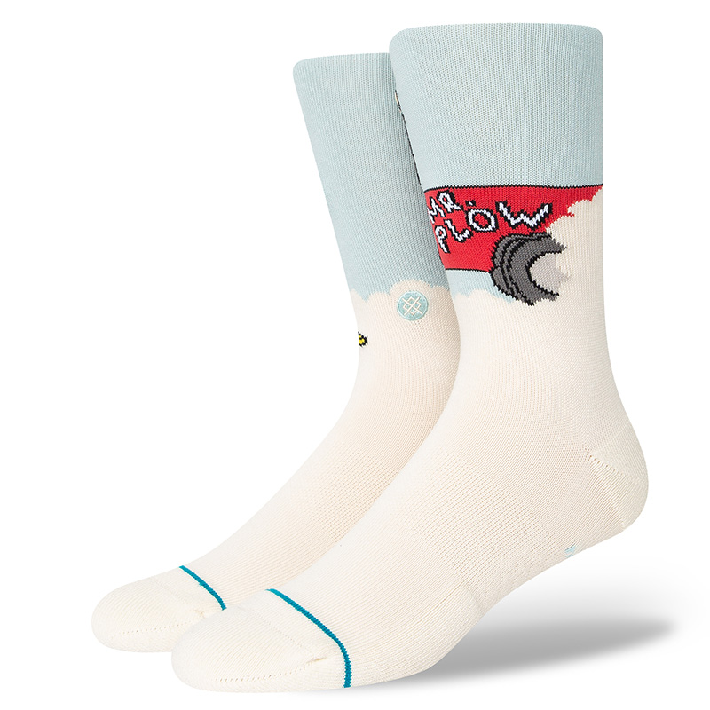 Stance Mr Plow Socks Lightblue Stance Mr Plow Socks Lightblue