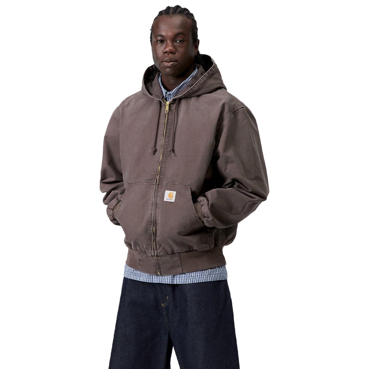 Carhartt WIP OG Active Jacket Shale Stone Canvas