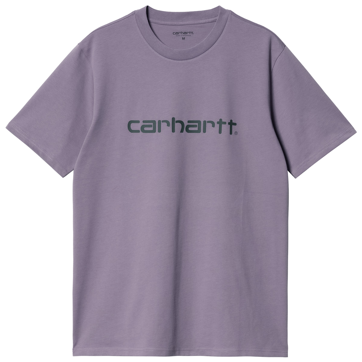 Carhartt WIP Script T-Shirt Glassy Purple/Discovery Green 